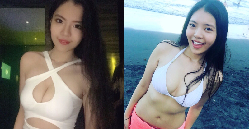 【蜗牛电竞】清新妹子「雄偉實力」深藏不露　比基尼太火辣！兩顆嫩乳又大又圓…