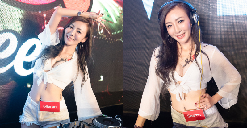 火辣「DJ Sharon」性感惹火嗨翻現場　刷碟技巧就和身材一樣好！