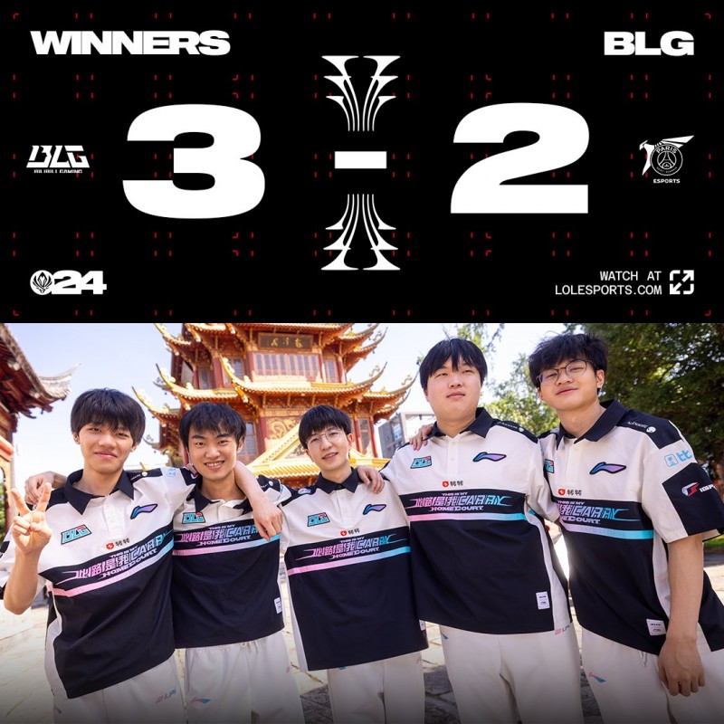外网热议BLG战胜PSG：好一场比赛！提高了对G2 vs T1的期待！