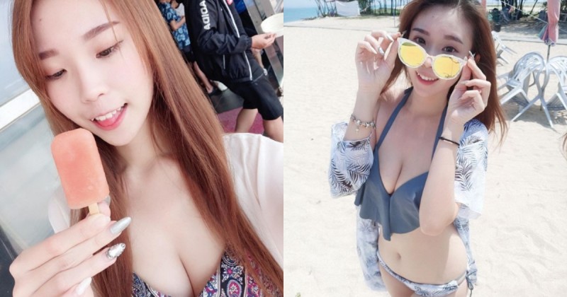 【蜗牛电竞】吃個冰棒也好誘人～美少女主播「萱萱兒」今年剛滿18！青春果然無敵～