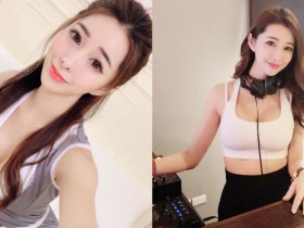 【蜗牛电竞】甜心DJ女神「Ivy」美乳跟著音樂跳動 雙球拍打節奏讓人搖到頭暈