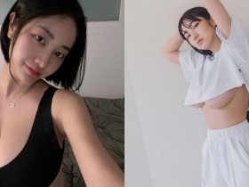 【蜗牛电竞】超兇猛韓國正妹!雙手抬高露出「飽滿南半球」,沈重份量光看就窒息!