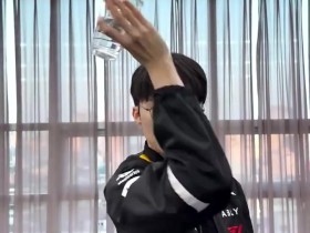 【蜗牛电竞】T1分享Faker、Peyz整活:我们选手们喝水都是这样喝的呀