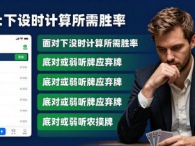 【蜗牛电竞】大发扑克实战攻略:位置优势与底池控制,新手稳定盈利指南