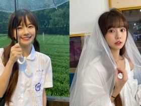 【蜗牛电竞】太萌了!下雨天遇到「超可愛童顏正妹」,甜甜臉蛋讓人想為她好好撐傘!