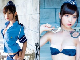 【蜗牛电竞】求逮捕!現役「爆乳俏護士」改當火辣女警 奶太大胸前扣子無法扣起!