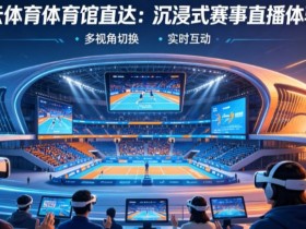 【蜗牛电竞】从单一直播到沉浸式互动:2026数字体育观赛体验正在升级