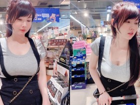 【蜗牛电竞】深夜食堂加餐啦!晚上逛超市遇「巨乳正妹」推車採購,看到就食慾大開!