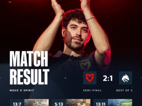 【蜗牛电竞】🎮zont1x燃尽 Spinx救赎双杀 MOUZ以2-1战胜Spirit 晋级决赛