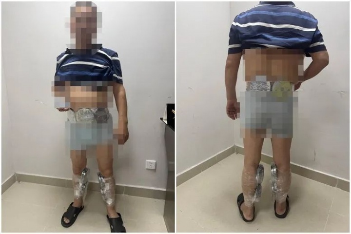 港珠澳大桥海关查获旅客偷藏游戏盘进境：腰腹/小腿藏匿156张光盘