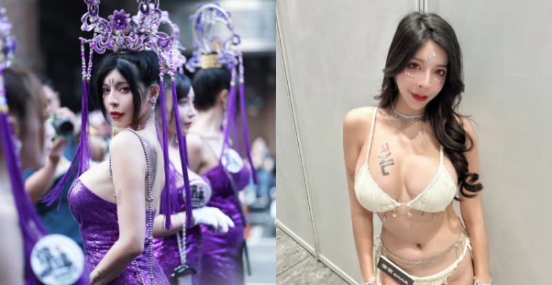 超辣巨乳禮生回眸照瘋傳　網友直呼：差點被電暈了！
