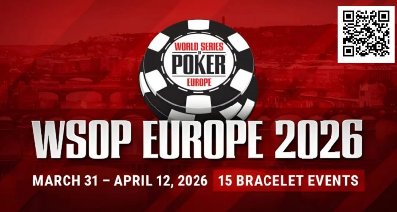 【EV扑克】话题 | WSOP欧洲站2026年落户布拉格,秋季赛程成为历史【蜗牛电竞】