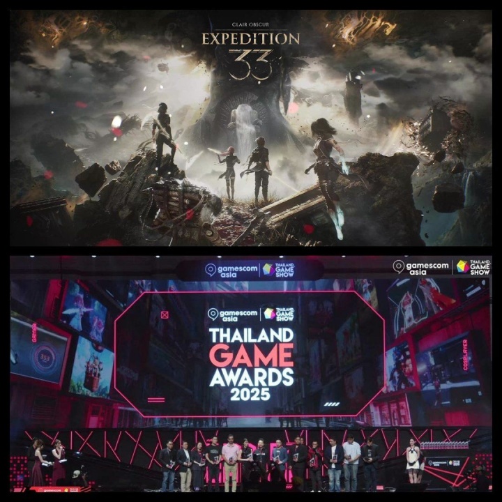 【蜗牛电竞】《光与影:33号远征队》横扫泰国游戏奖:荣获年度最佳大奖!