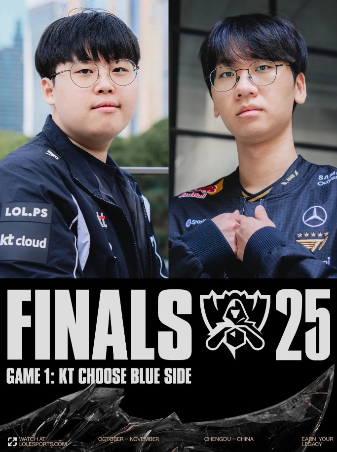 【蜗牛电竞】LOL赛事官方:KT在掷硬币中取得胜利,决赛第一局选择蓝色方