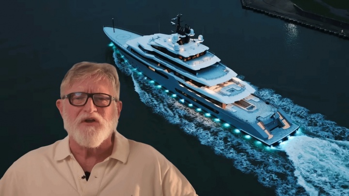 【蜗牛电竞】G胖造价5亿美元超级游艇正式官宣交付：全场111米,内建15台电竞PC