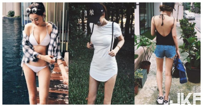 【蜗牛电竞】神美腿素人！「長腿大奶網紅」正面超緊繃，轉身「背殺100分」網：很可以！