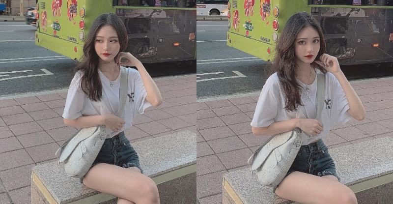 【蜗牛电竞】站牌有妹！高中少女「柔蒨」暑假外出眼神超魅惑，纖瘦辣體還放「水蛇出沒」！