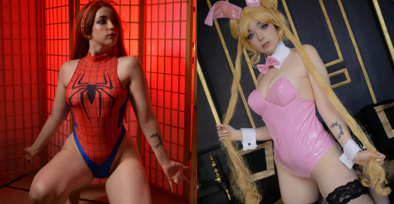 【蜗牛电竞】人氣Coser性感微肉體色氣飄散　尺度一開收不回…銷魂吐舌照充滿暗示