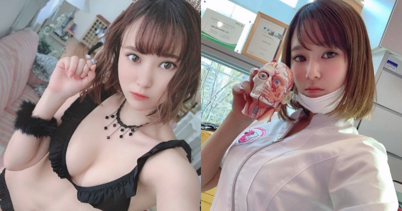 【蜗牛电竞】愛火辣挑逗的美乳潔牙師，「超挺胸型」客人要受不了了！