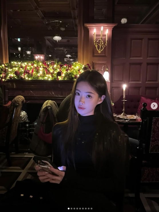 【蜗牛电竞】Ming绯闻女友1saye晒照:满满的圣诞气息!