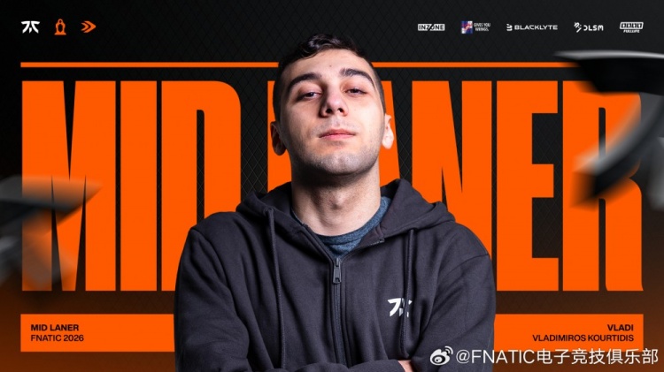 【蜗牛电竞】FNC发布人员变动公告：中单选手Vladi正式加入