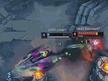 【蜗牛电竞】OMG.Starry晒haichao满血阿狸被残血奎桑提单杀：加强一下我狸吧