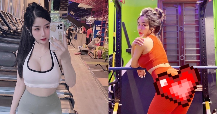 【蜗牛电竞】健身房最美的風景！網紅 Su Ah 苦練出超挺翹「蜜桃」猛吸上萬人追蹤