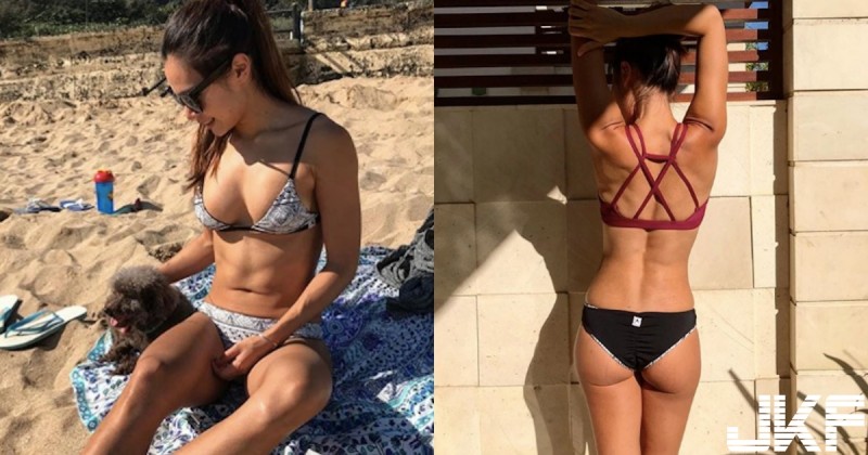 【蜗牛电竞】狗狗都受不了的body！「健身女教練」香豔胴體太惹火，不只遊客連狗狗都想來揩油～