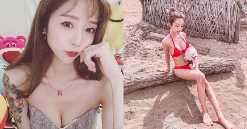 【蜗牛电竞】自由潛水辣妹「張筱密」細長美腿超撩人，探索海域時的曲線實在太犯規！