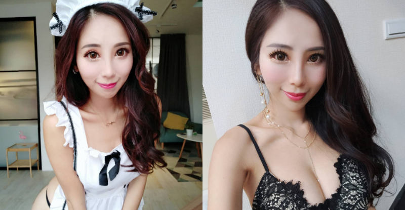 【蜗牛电竞】俏皮小女僕「Tiffany」翹起美臀打掃　圍裙底下竟是長長深溝！