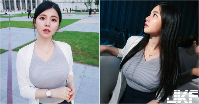 【蜗牛电竞】奇美博物館前遇「無辜大奶妹」！長相甜美眼睛好大！被盯著看快受不了了啦！