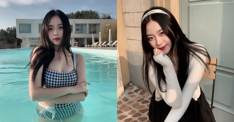 【蜗牛电竞】美乳設計師「泳池展現驚人實力」，「性感站姿」讓人狂噴鼻血！