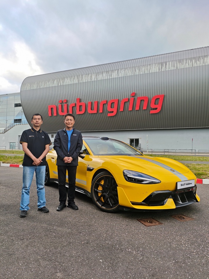 【蜗牛电竞】《GT赛车》制作人分享驾驶小米Su7U跑纽北赛道感受：单圈成绩很好