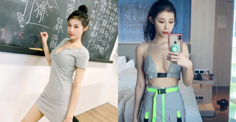 【蜗牛电竞】迷魂香！大眼正妹「張香香」性感低胸大袒ㄦ字奶，魅力甜笑讓人立馬聞香而來！