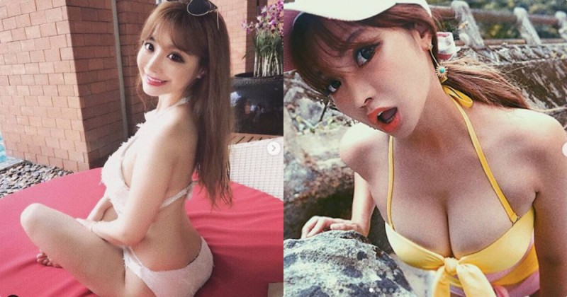 【蜗牛电竞】美乳辣模海邊露出「超誘人兇器」，狂野風格「奶球快掉出了」！