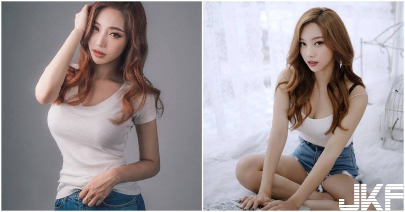 【蜗牛电竞】巨乳辣模「上圍要撐爆上衣」，躺床時立刻露出「深深乳溝」！