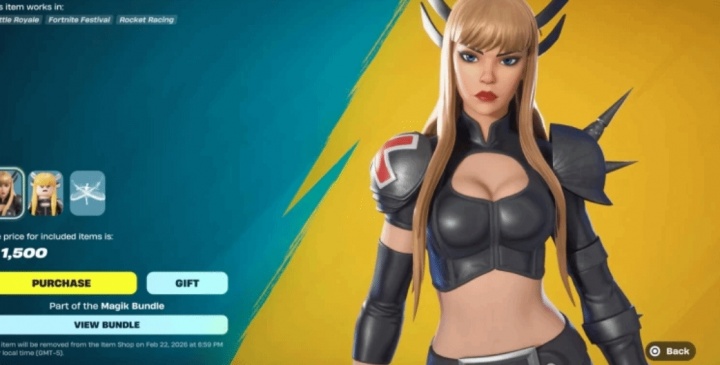 【蜗牛电竞】《堡垒之夜》新皮肤引争议！深V设计被指太性感，玩家吵翻天