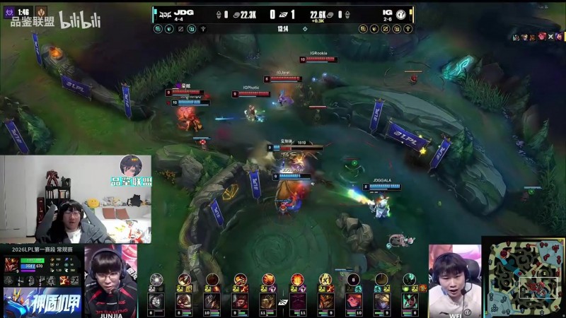 【蜗牛电竞】Ning王看JDG 2-1 IG：这把就是上路差距，这Xiaoxu太猛了