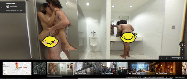 【蜗牛电竞】窺伺廁所門口的密著性愛，只要Google地圖搜尋川普大樓…