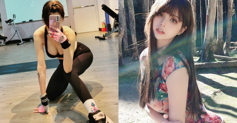 【蜗牛电竞】「陳婷」健身自帶「厚重兩顆」，巨猛美奶就快掉出領口