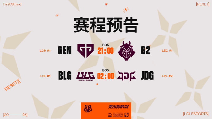【蜗牛电竞】最没有悬念的一集？外网先锋赛赔率：若G2战胜GEN则1赔10 JDG取胜1赔6