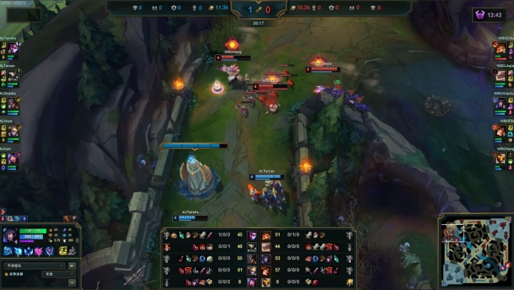 【蜗牛电竞】亮剑!AL在第二局比赛给圣枪哥选出VN上单对线Zika的纳尔