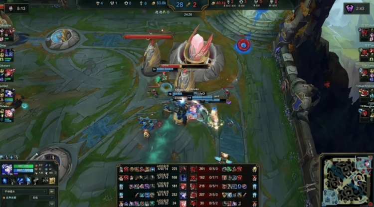 【蜗牛电竞】暴力速通！IG和TES近两次交手数据：击杀比102比24，Wei高达37的KDA