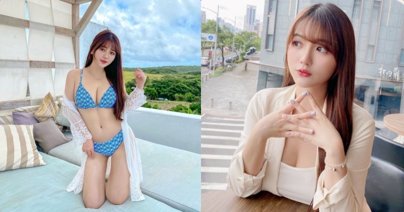 【蜗牛电竞】正妹「莫葵」咖啡廳酥胸微露，「魔鬼好曲線」超吸目光！