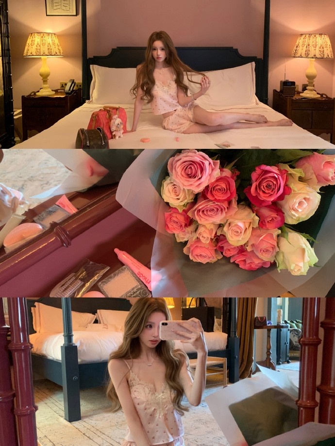 【蜗牛电竞】王思聪前女友懒懒晒照:圣恒玫瑰