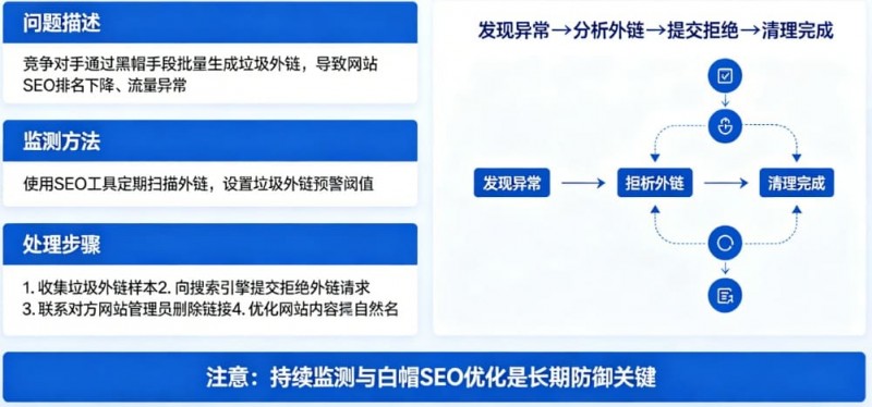 【蜗牛电竞】博彩平台的“负面SEO”防御:竞争对手恶意刷垃圾外链怎么办?