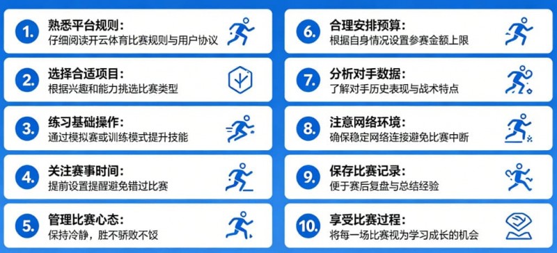 【蜗牛电竞】给新手的10条忠告:在开云体育开始你的第一场比赛
