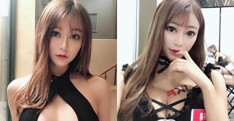 【蜗牛电竞】電眼美乳妹「多琳Doreen」火辣開胸裝沒有極限　差點就要掉出來！