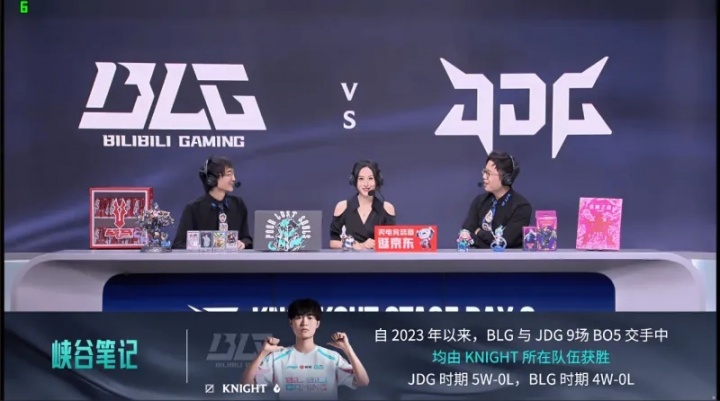 【蜗牛电竞】BLG与JDG的10场B05交手中均由KNIGHT所在队伍获胜