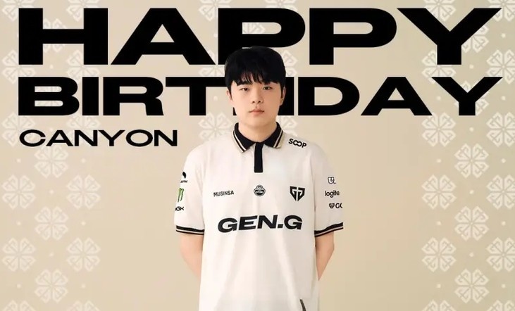 【蜗牛电竞】GEN为Canyon送上生日祝福： Happy Canyon Day